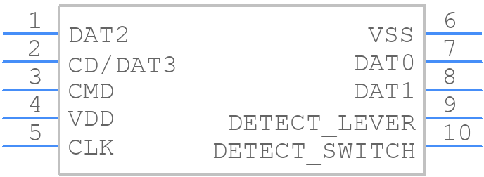 503398-1892 - Molex - PCB symbol