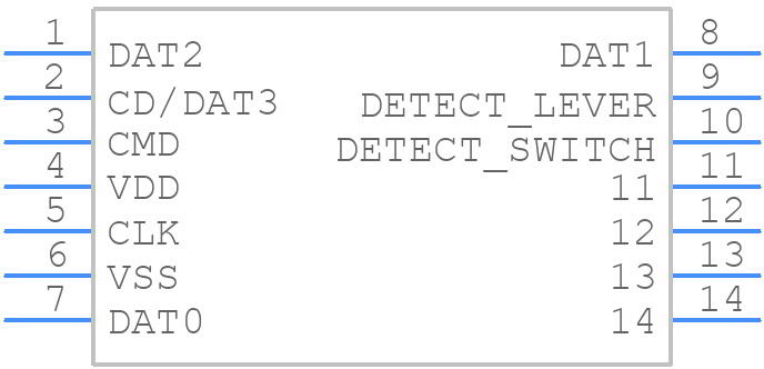 503398-0891 - Molex - PCB symbol