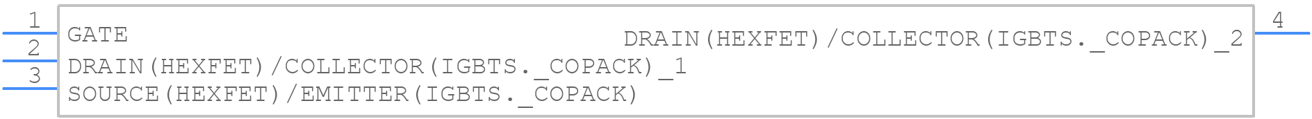 IRLR3410TRPBF - Infineon - PCB symbol