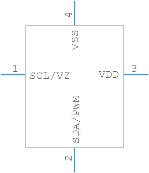 MLX90614ESF-BCF-000-SP - Melexis - PCB symbol