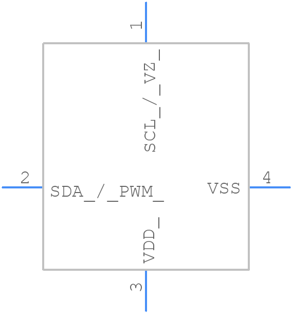 MLX90614ESF-DCI-000-SP - Melexis - PCB symbol