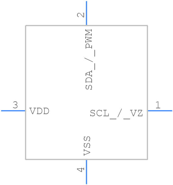 MLX90614KSF-ACC-000-SP - Melexis - PCB symbol
