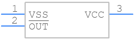 STM1061N31W6F - STMicroelectronics - PCB symbol