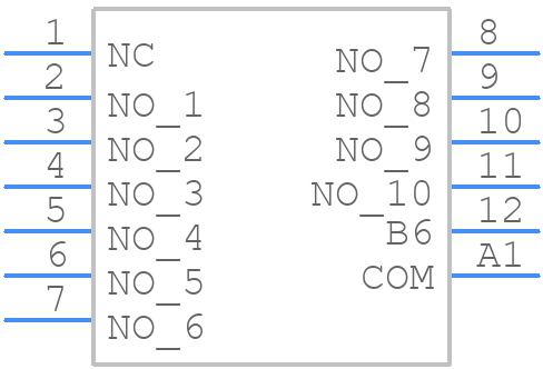 MRK112-A - NKK Switches - PCB symbol