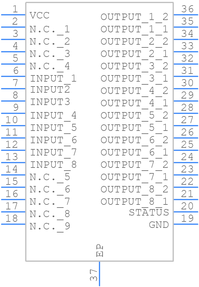 VN808SR - STMicroelectronics - PCB symbol