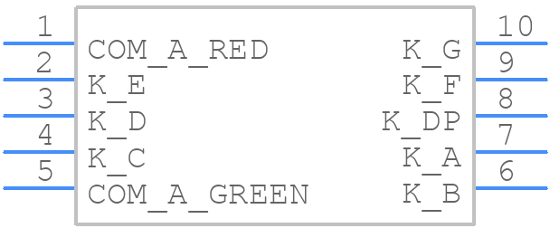 SBA23-11EGWA - Kingbright - PCB symbol