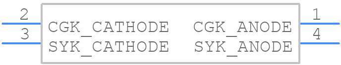 KPHBM-2012CGKSYKC - Kingbright - PCB symbol