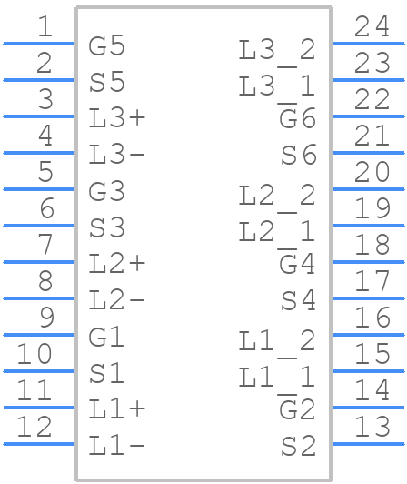 MTI200WX75GD-SMD - LITTELFUSE - PCB symbol