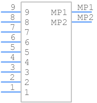 502386-0970 - Molex - PCB symbol