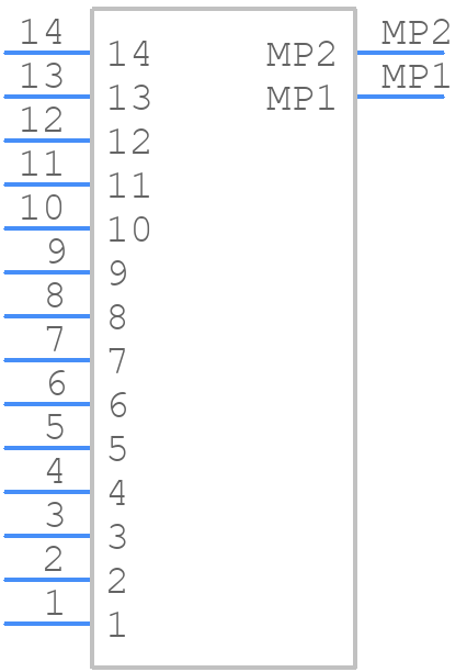 502386-1470 - Molex - PCB symbol