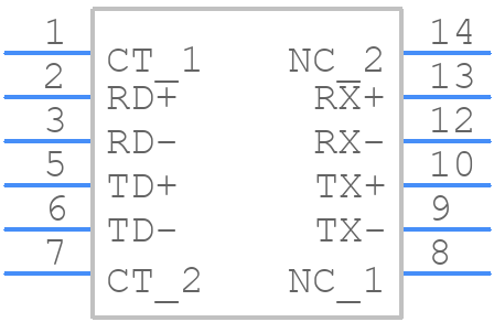 PE-69012T - Yageo Group - PCB symbol