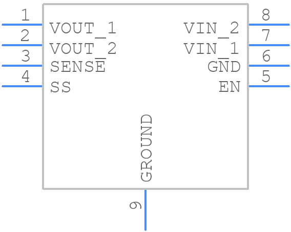 ADM7172ACPZ-R2 - Analog Devices - PCB symbol
