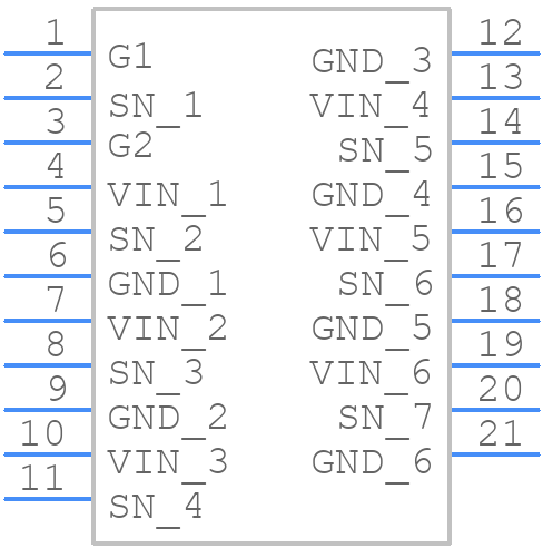 EPC2111 - Efficient Power Conversion - PCB symbol