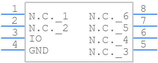 DS24B33S+ - Analog Devices - PCB symbol