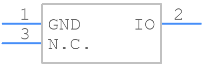 DS24B33+ - Analog Devices - PCB symbol