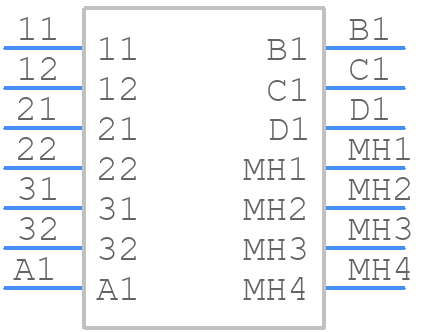 RKJXK122000D - ALPS Electric - PCB symbol