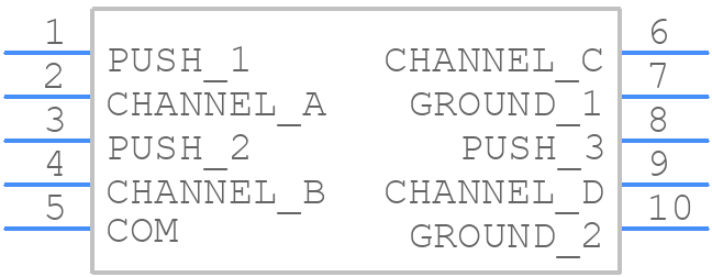 RKJXM1015001 - ALPS Electric - PCB symbol