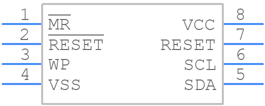 CAT1021WI-30-GT3 - onsemi - PCB symbol