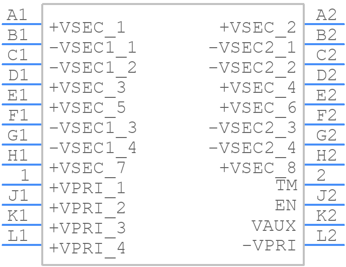 BCM384P120T800AC0 - VICOR - PCB symbol