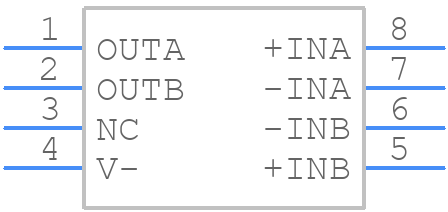 LTC6103IMS8#PBF - Analog Devices - PCB symbol