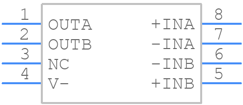 LTC6103IMS8#TRPBF - Analog Devices - PCB symbol