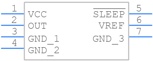 A1391SEHLT-T - Allegro Microsystems - PCB symbol