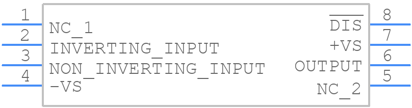 OPA695ID - Texas Instruments - PCB symbol