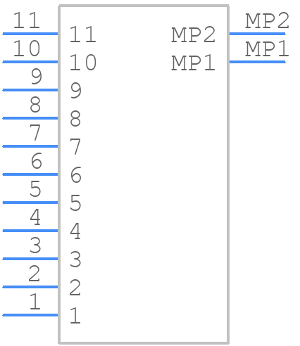 505567-1181 - Molex - PCB symbol