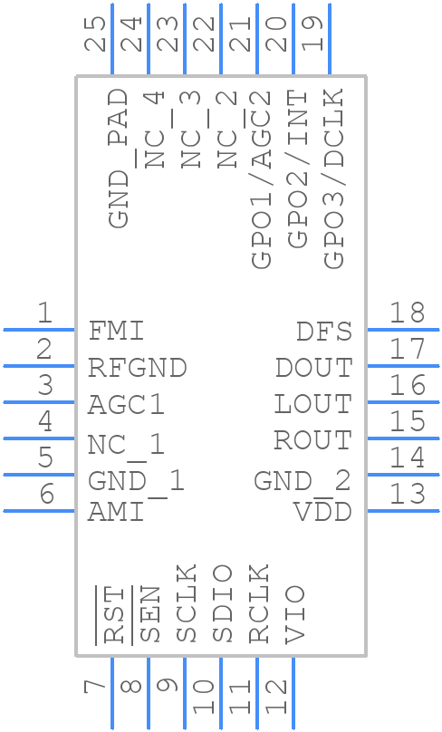 Si4744-C10-GMR - Silicon Labs - PCB symbol