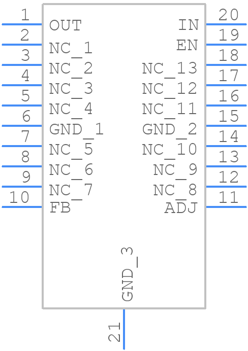 TPS7B4253QPWPRQ1 - Texas Instruments - PCB symbol