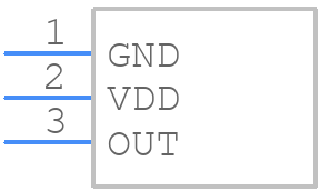 TSL257-LF - ams OSRAM - PCB symbol
