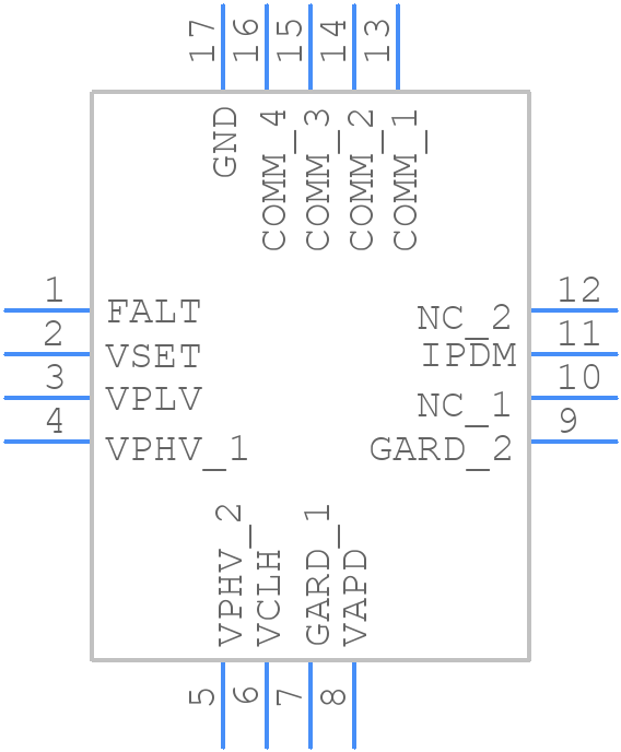 ADL5317ACPZ-REEL7 - Analog Devices - PCB symbol