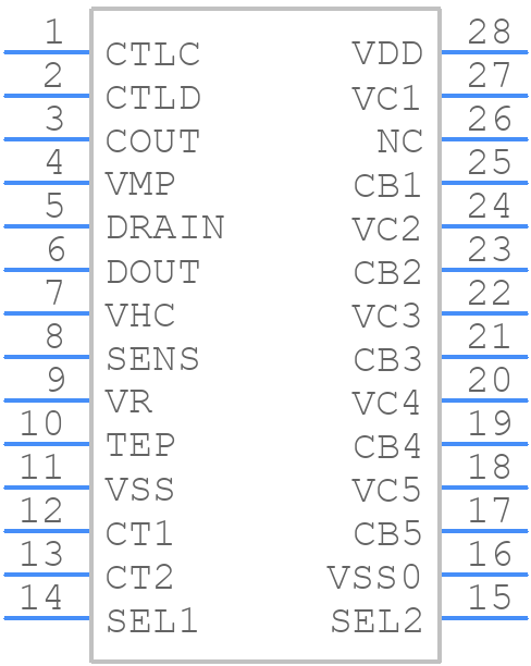 R5436T503BA-E2-FF - Ricoh - PCB symbol