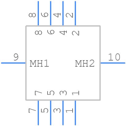 PX0839/90 - Bulgin - PCB symbol