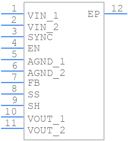 LMZ22010TZ/NOPB - Texas Instruments - PCB symbol