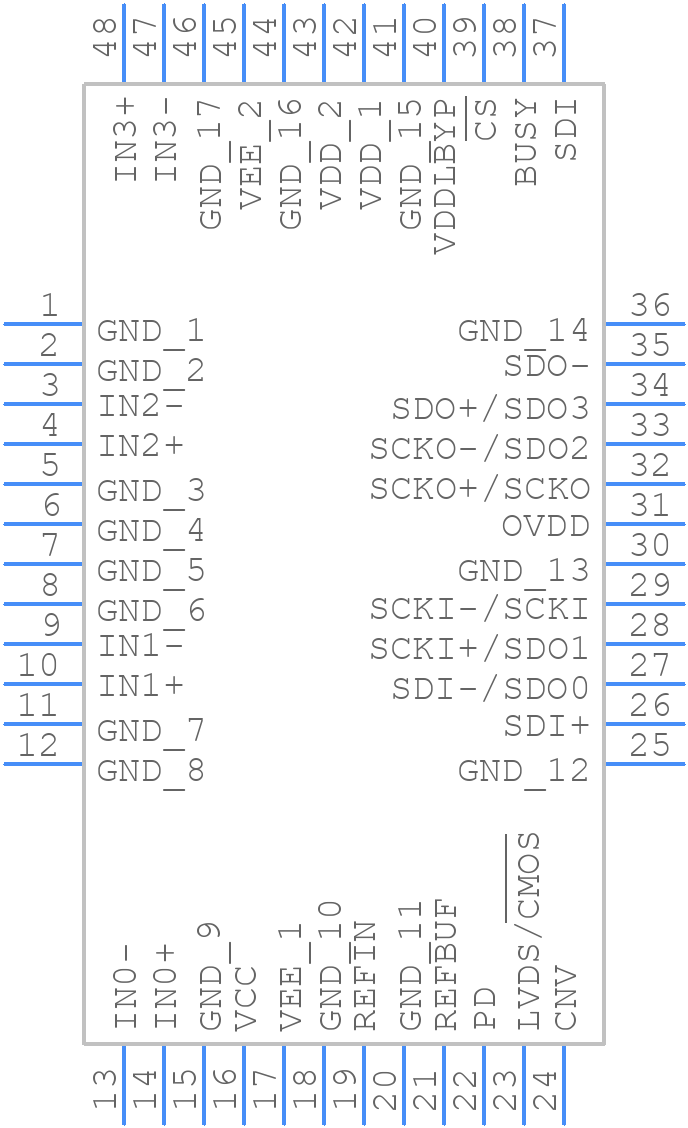LTC2357CLX-16#PBF - Analog Devices - PCB symbol