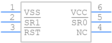 STM6524AUARDL6F - STMicroelectronics - PCB symbol