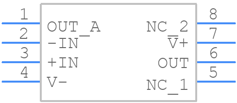 AD8639ARZ-REEL7 - Analog Devices - PCB symbol