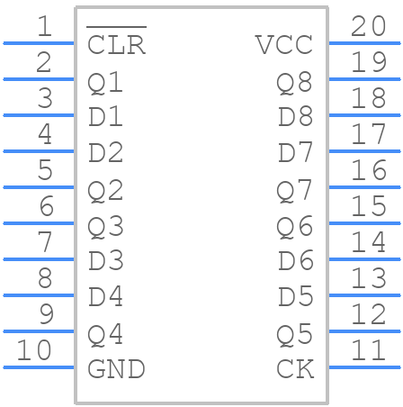74VHC273FT - Toshiba - PCB symbol