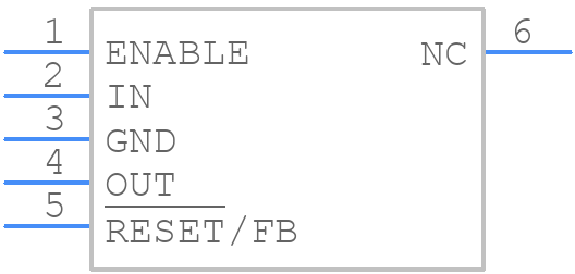 TPS72515DCQ - Texas Instruments - PCB symbol