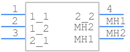 43160-2102 - Molex - PCB symbol
