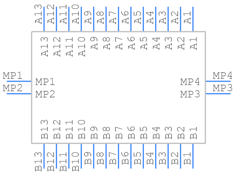 154718 - TE Connectivity - PCB symbol