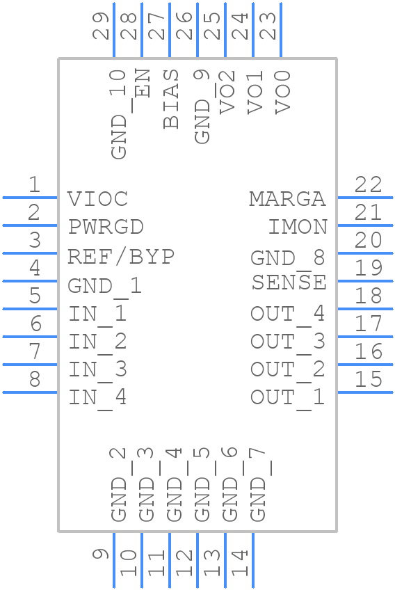 LT3071IUFD#PBF - Analog Devices - PCB symbol