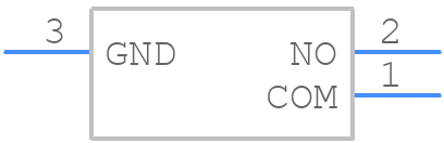 B3U3100P - OMRON Electronics - PCB symbol