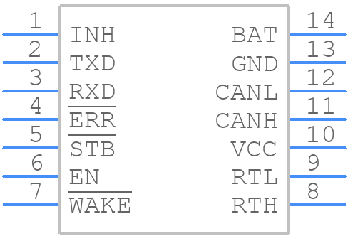 TJA1055T/3/1J - NXP - PCB symbol
