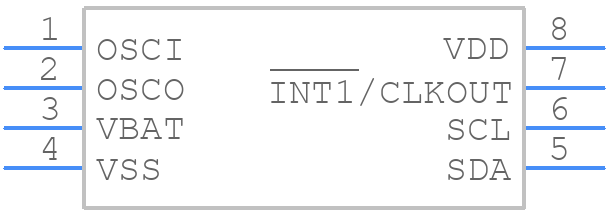 PCF8523T/1,118 - NXP - PCB symbol