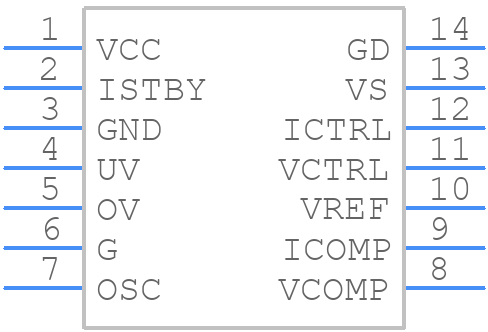 TSM108IDT - STMicroelectronics - PCB symbol