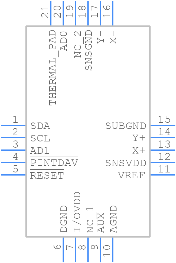 TSC2004IRTJT - Texas Instruments - PCB symbol