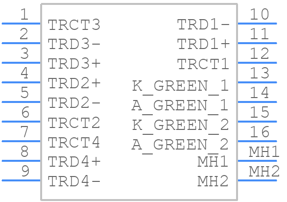 08261G1T23-F - Bel - PCB symbol
