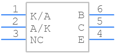 H11AA4SR2M - onsemi - PCB symbol